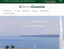 Tablet Screenshot of genevachauffeur.com